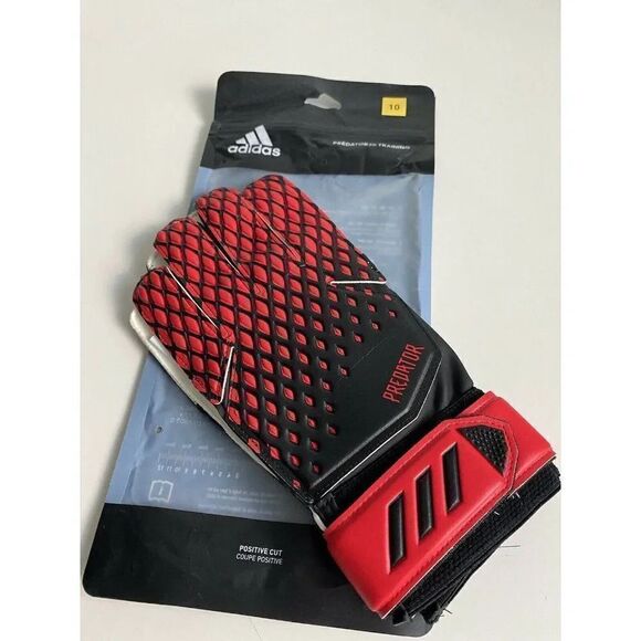 Adidas Predator 20 Training Soccer Goalkeeper Gloves Sz 10 FH7295 Red NEW - Picture 1 of 10